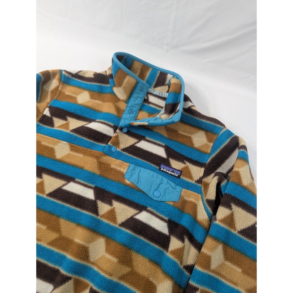 Patagonia Synchilla Aztec Tribal Rare Fleece Pullover Women's Medium